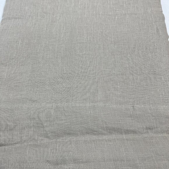 Pure Luxury Drapes Curtains Beige Natural Flax Linen Lined‎ Set Of 2 Panel 50x96 - Picture 5 of 12